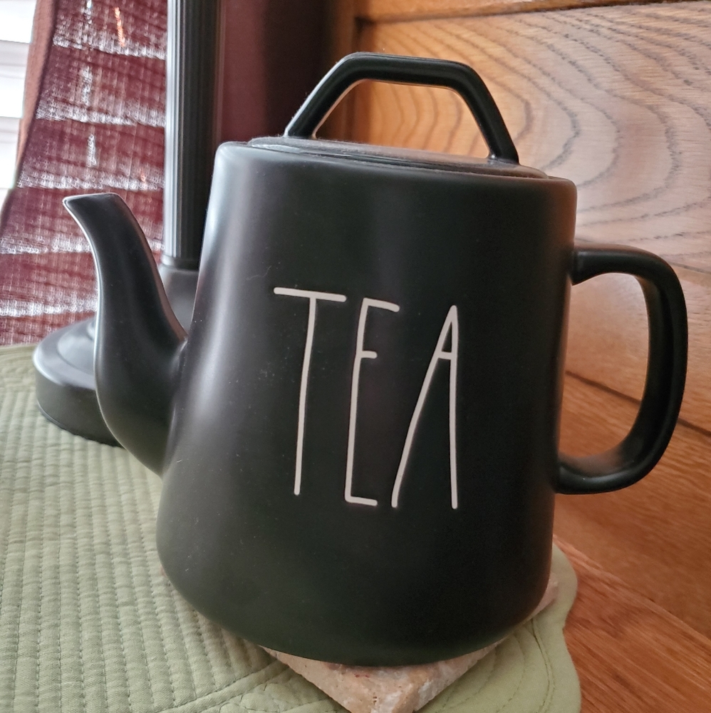 Rae Dunn Black Teapot